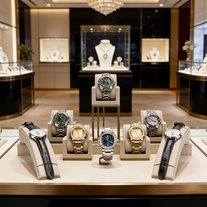 Présentoir de montres en microfibre pour bijouterie et magasin de détail - Product Image 4