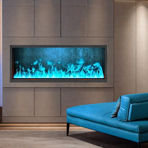 Tonya Wholesale Meuble TV autoportant avec foyer électrique à LED décoratif, effet flamme, protection contre la surchauffe, et fonction ultrasonique - En promotion - Product Image 2