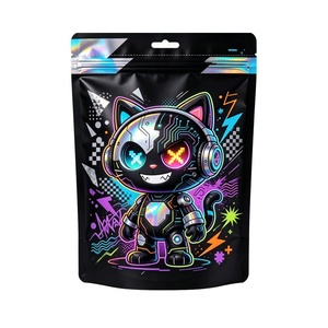 Custom Designed Printed Candy Stand Pouch Matte PE Reusable 3.5g 7g 14g Aluminum Mylar Food Packaging Bags Pet Canned Foods - Product Image 5
