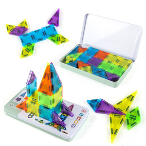 Juego de Bloques de Construcción Magnéticos de 3.75CM, 50 Piezas, Juguete Educativo STEM 3D, Juguete de Construcción Creativa para Niños Pequeños y Preescolares - Product Image 6