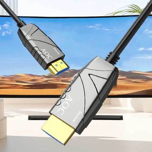 Usine directe 8K 60Hz pour câble HDMI 30m Fiber optique 3D maison HDTV projecteur grand écran PVC tresse métal capot Audio vidéo - Product Image 3