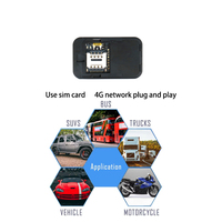 Rastreador de Vehículos Portátil Android Auto GPS+Beidou 4G OBD con Control Remoto, Alarma de Exceso de Velocidad y Rastreo Mundial