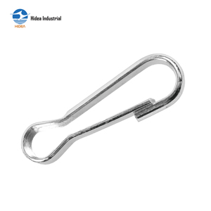 Anello di Fissaggio Tipo Gancio con Estremità ad Occhio, Gancio a Molla in Acciaio Zincato, Anello di Ancoraggio per Fissaggio di Tende, Teloni e Corde - Product Image 5