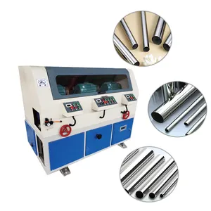 Xieli Machinery 3 heads round tube stainless steel pipe tube polishing machine metal tube mirror grinding polish factory price
