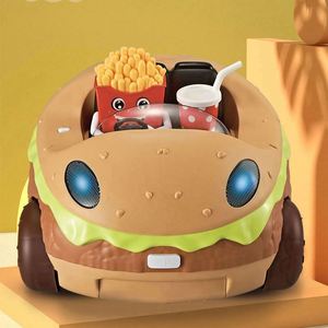 Nouvel Arrivage : Ensemble de Jouets de Simulation de Restauration Rapide (Hot-dog, Hamburger, Pizza) avec Voiture à Chariot - Product Image 5