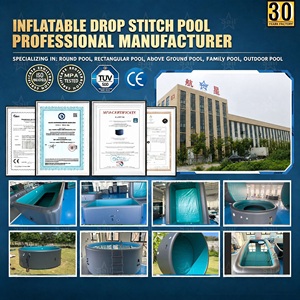 Vente directe usine : Piscine gonflable DWF Drop-Stitch, bassin de nage extérieur, personnalisation possible - Product Image 4