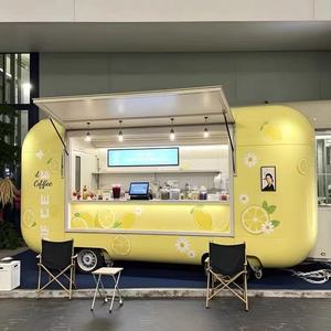 Café mobile - Camion de restauration rapide : Lait, thé, hamburgers, poulet frit, <span class=keywords><strong>vente</strong></span> en voiture, restaurant - Product Image 6