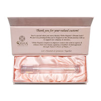 Boîte cadeau magnétique rigide pour cosmétiques, matériaux recyclés personnalisés, doublure en éponge, laminage mat, mascara, rouge à lèvres, soin de la peau, sérum pour les yeux