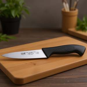 Cuchillo de cocina lama (16cm) Inox SKIN Negro y Cromo 312216 - Product Image 3