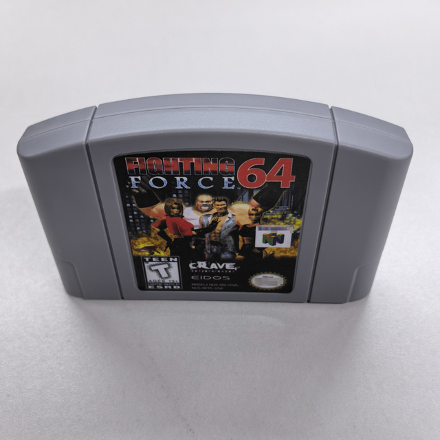 Fighting Force 64 N64 Game Cartridge Card for Nintendo 64 US Version