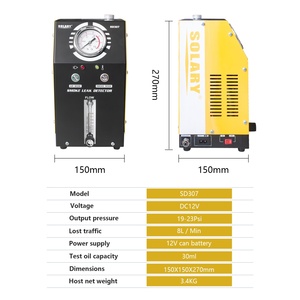 Solary SD307 Evap sistemi ve araba duman algılama için 1 yıl garanti 12V DC vakum kaçak test cihazı - Product Image 4