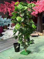 Plante artificielle verte Bonsaï, plantes de bananier, arbre du voyageur, feuilles de bananier, plantes pour la décoration extérieure de la maison et du jardin