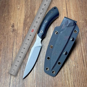 มีดต่อสู้ทางยุทธวิธี SS206 ใบมีดสแตนเลสคุณภาพสูง G10 ด้ามจับแบบตรง ปรับแต่งได้ตามต้องการ DIY OEM ความหนา 4.0 มม. 1 - Product Image 6