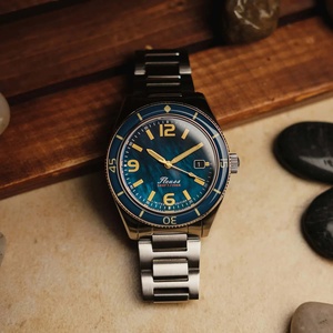 นาฬิกา316L กระจกโดมไพลินสแตนเลส43มม. กลไกจักรกลรุ่นลิมิเต็ดนาฬิกา NH35อัตโนมัติออกแบบโลโก้ได้ตามต้องการ - Product Image 5