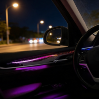 Système d'éclairage d'ambiance intérieur pour voiture SJC Galaxy 64 couleurs 12V LED pour BMW X5 X6 F15 F16 2014-2018