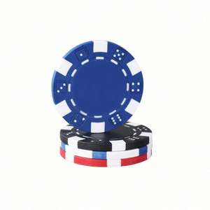 Plastic <b>Poker</b> Chips <b>Set</b> 100pcs, Multicolor Round Game Tokens for Mahjong Table Score Coins and Promotional Gifts - Product Image 4