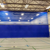 Cortina Divisoria para Instalaciones Deportivas de Grado Profesional, Aislamiento Acústico, Bloqueo de Luz, Fácil Instalación