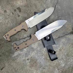 Cuchillo Táctico para Exteriores ML M8 Versión Europea con Hoja de Acero Inoxidable y Mango G10, Funda Incluida, Personalizable DIY OEM - Product Image 3