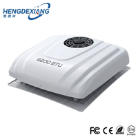 Climatiseur de toit DC 9700 BTU 12V 24V à économie d'énergie, refroidissement robuste pour camions, caravanes, véhicules d'ingénierie