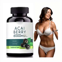 Complément Alimentaire en Capsules d'Extrait de Baies d'Açaï SPL Brûleur de Graisse Végétalien 1000mg Capsules Amincissantes de Baies d'Açaï en Vrac