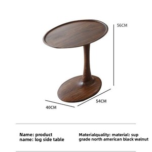 Tavolino Alto JP in Legno di Frassino Massiccio, Stile Minimalista Italiano Moderno, Lusso Leggero, Design Creativo a Clessidra Cesar - Product Image 5