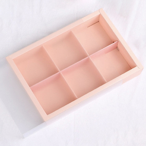 Tái chế kraft giấy Bao bì hộp Cookie Macarons kẹo Pastry món tráng miệng hộp gói với cửa sổ rõ ràng - Product Image 4