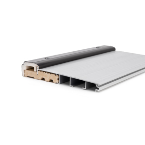Seuil <span class=keywords><strong>de</strong></span> <span class=keywords><strong>porte</strong></span> en aluminium composite résistant à l'eau Fangda, moderne, pour villa, taille personnalisée disponible - Product Image 1