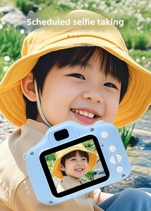 Mini cámara para niños con pantalla IPS de 2 pulgadas, vídeo HD 1080p, múltiples juegos de rompecabezas y filtros integrados, regalos de juguetes para niños - Product Image 6