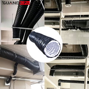 Tuyau d'isolation en coton blanc <span class=keywords><strong>de</strong></span> 4 cm d'épaisseur avec feuille d'aluminium et caoutchouc pour système <span class=keywords><strong>de</strong></span> climatisation et <span class=keywords><strong>conduit</strong></span> <span class=keywords><strong>de</strong></span> ventilation - Product Image 5