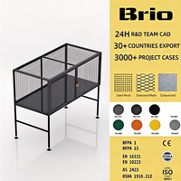Brio 2500*1000*2000 Armoire de rangement industrielle en métal massif pour outils et équipements de travail en usine, à poser sur le capot de voiture