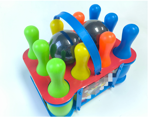 Mini <span class=keywords><strong>jeu</strong></span> de <span class=keywords><strong>bowling</strong></span> en plastique de haute qualité pour l'intérieur et l'extérieur - Product Image 1