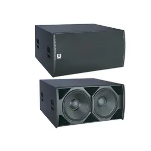 Alto-falantes de 18 polegadas duplas, baixo + woofer, graves + subwoofer ativo + subwoofer duplo de 18 polegadas