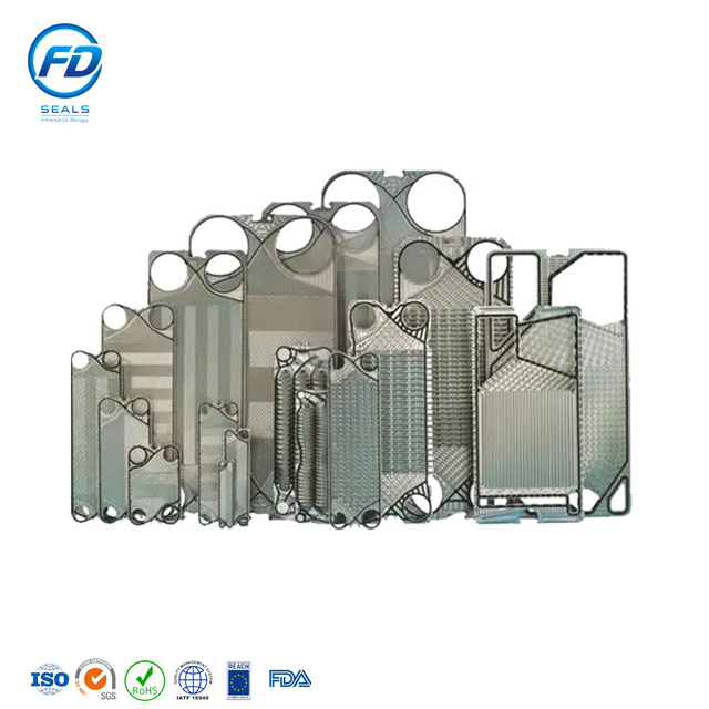 EPDM/NBR Rubber Plate Heat Exchanger Gasket / Heat Resistant Sealing Washer / Tranter Plate Heat Exchanger Gaskets FD Brand PHE