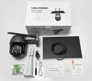 Ngoài trời full HD không dây PTZ WIFI IP Mạng máy ảnh tầm nhìn ban đêm thông minh hệ thống an ninh âm thanh hai chiều năng lượng mặt trời cctv Hệ thống an ninh - Product Image 6