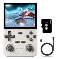 GAMINJA K36 – lecteur de jeux vidéo HD IPS de 3.5 pouces, avec plus de 400 jeux sans licence intégrés, console de jeu rétro portable classique
