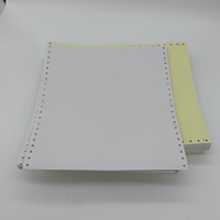 Rollo de Papel Continuo NCR Personalizado OEM, Juego de 2/3/4 Partes, Multicolor Azul, Formularios para Impresora de Facturas, Marca Huabao