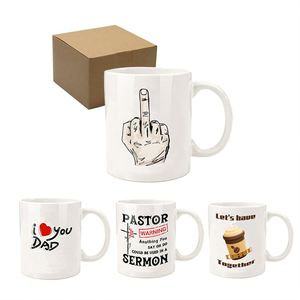 Taza Blanca de Cerámica de 11 oz para Sublimación, Impresión por Transferencia de Calor de Alta Calidad, Venta Directa de Fábrica - Product Image 3
