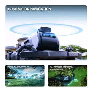 หุ่นยนต์ตัดหญ้า AIRSEEKERS TRON แบบไร้สายควบคุมผ่านแอพ พร้อมระบบนำทาง AI <span class=keywords><strong>TrueVision</strong></span> และ FlowCut - Product Image 3