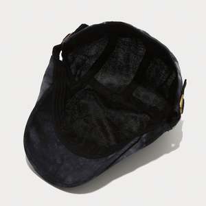 Casquette plate en coton tie-dye style vintage britannique pour femmes et hommes, chapeau décontracté d'extérieur, protection solaire, béret - Product Image 3