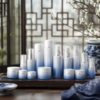 Flacons pompe en verre polyvalents pour soins de la peau 120ml 100ml 80ml 50ml 30ml 25ml 20ml et pots à crème pour sérum et crème visage