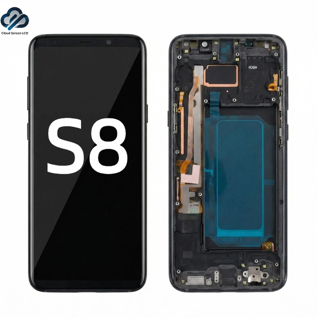 Original Mobile Phone Display for for S8/S9 Frame OLED Touch Screen 5.8" Display Replacement 6 Months Warranty Mobile Repair