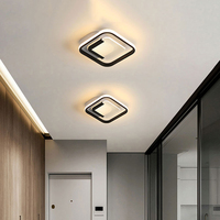 Plafonnier LED carré tendance pour salon, chambre à coucher, cuisine, éclairage intérieur, lampe de plafond