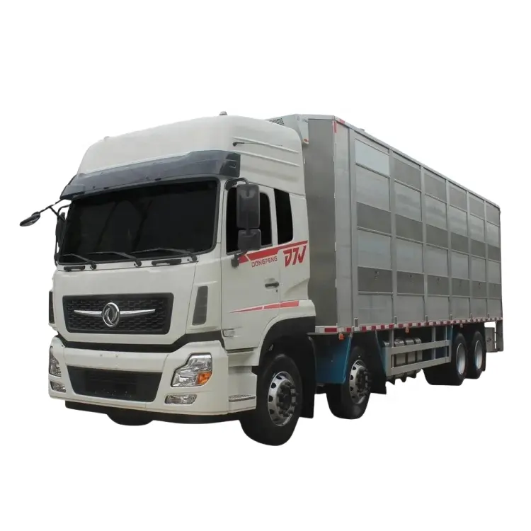 Livestock And Poultry Transport Vehicle Pig Transport Truck 8x4 animal transportation truck from china