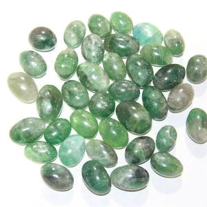 出厂价格天然水晶抛光优质绿色萤石滚石水晶愈合石