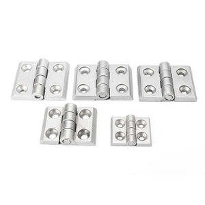 Китайский завод, 180 градусов, серебристый цинковый шарнир, промышленный дверной 2020/3030/4040/4545 шарнир HY2020Z - Product Image 1