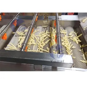 Fully Automatic Industrial Cassava Fresh Finger Potato Chips Making Machine French Fries Production Line