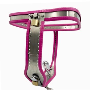 Cinturón de <span class=keywords><strong>Castidad</strong></span> Femenino de Acero Inoxidable SM Estilo Emperador Negro, Venta al por Mayor de Productos para Adultos, Venta al por Mayor de Cinturones de <span class=keywords><strong>Castidad</strong></span> para <span class=keywords><strong>Mujeres</strong></span> - Product Image 3