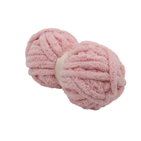 Premium Chunky Chenille Yarn 2cm for Hand Knitting and Crochet Projects in Solid Colors