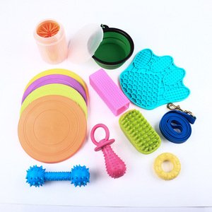 Jouet pour chien en silicone, frisbee volant, durable, en caoutchouc non toxique, jouet d'entraînement pour chien en plein air, léger, pour l'exercice, le jeu et la mastication - Product Image 6