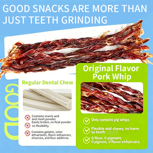 Bastoncini Naturali di Coda di Maiale - Snack per Cani 100% Monocomponente, Ricchi di Proteine e Lunga Durata - Product Image 5